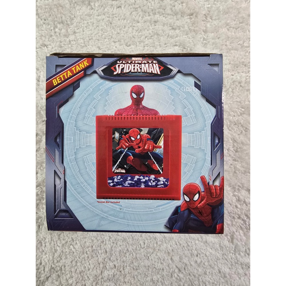 Marvel Ultimate Spider-Man Betta Tank 0.5 Gallon Fish Aquarium Fetch4Pets
